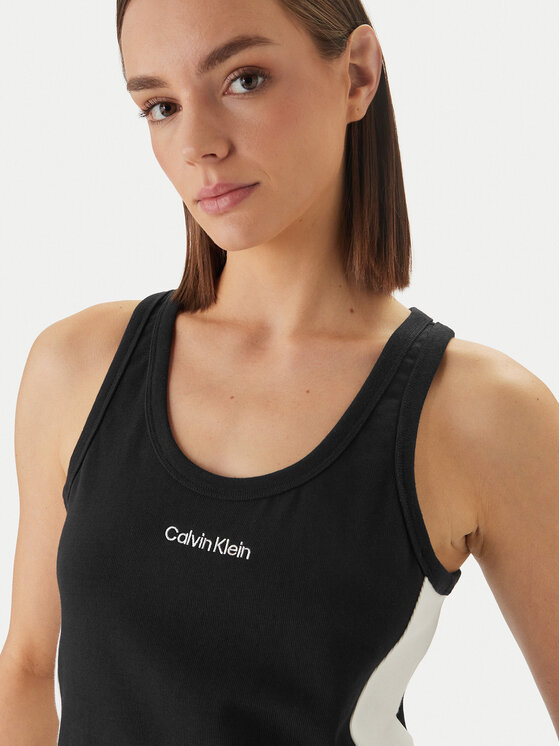 Calvin Klein Swimwear Calvin Klein Swimwear Top LV00Q61152 Negro Slim Fit