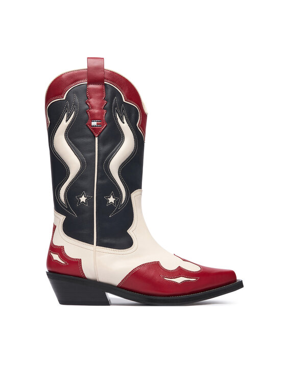 Tommy Jeans Kovboju apavi Tommy Jeans Archive EN0EN03046 Daudzkrāsains