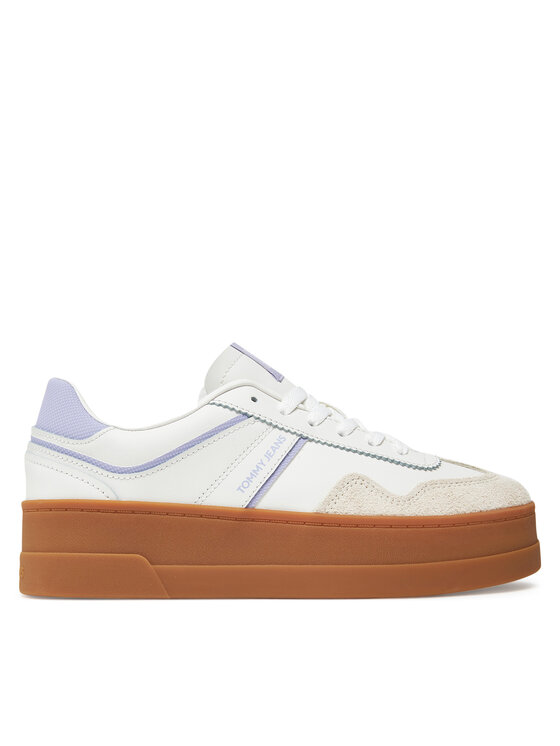Tommy Jeans Laisvalaikio batai Tommy Jeans The Greenwich Flatform EN0EN02807 Écru