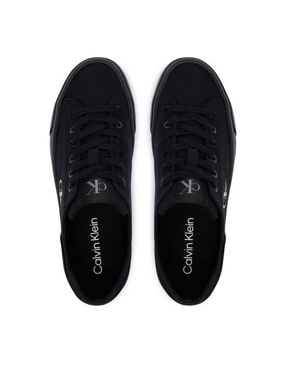 Calvin Klein Laisvalaikio batai Calvin Klein Vulc Flatform Low Canvas Mg YW0YW01763 Juoda