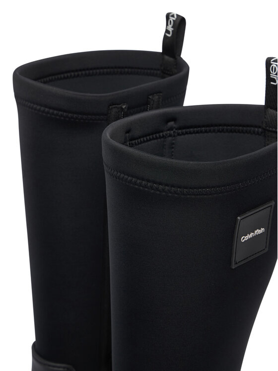 Calvin Klein Гумени ботуши Calvin Klein Rainboot High Rubber Neo HW0HW03180 Черен