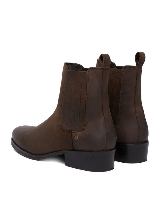 Guess Jeans Botines Chelsea Guess Jeans EO-KEANU-02 MI24 Marrón