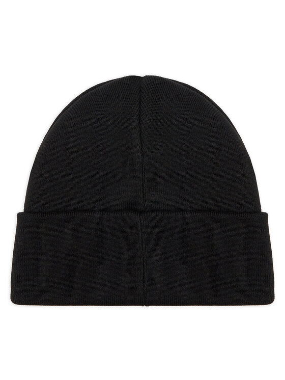 Calvin Klein Jeans Шапка Calvin Klein Jeans Mono Logo Patch Beanie K50K512148 Черен