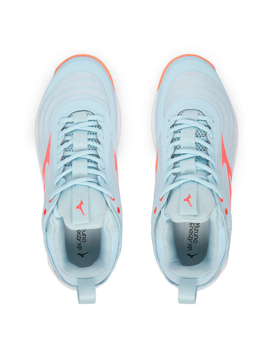 Mizuno Încălțăminte pentru sporturi de interior Mizuno Wave Luminous Elite V1GC2620 Albastru deschis