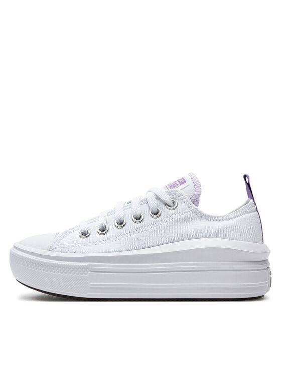 Converse Кецове Converse Chuck Taylor All Star Move Color Pop Platform 271717C Бял
