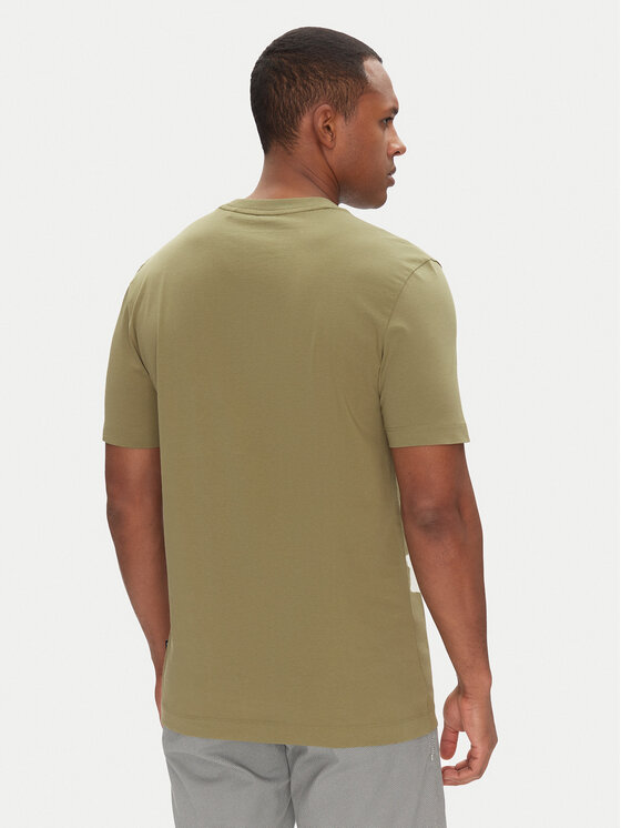BOSS BOSS Футболка Thompson 01 50468347 Зелений Regular Fit