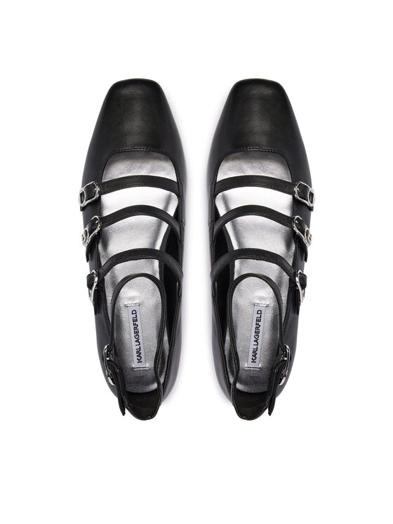 KARL LAGERFELD Балетки KARL LAGERFELD Konnie KL40195 Чорний
