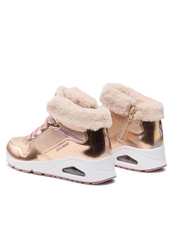 Skechers Sneakersy Skechers Uno Cozy On Air 310518L/RSGD Zlatá