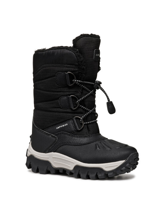 Geox Sniega zābaki Geox J Himalaya Boy B Abx J46FRA 0FU50 C9999 D Melns