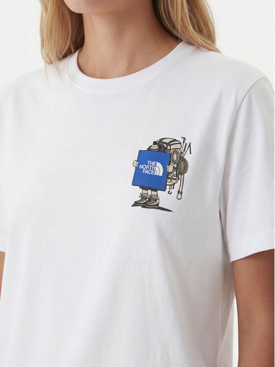 The North Face The North Face Camiseta NF0A8JB4 Blanco Relaxed Fit