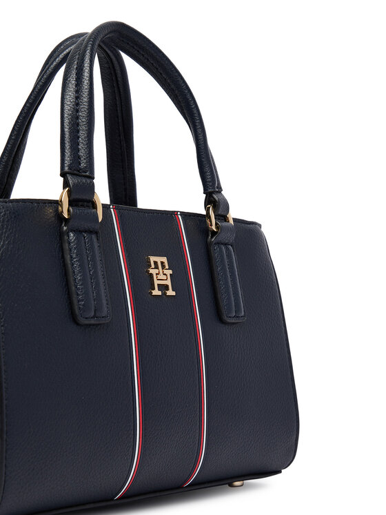 Tommy Hilfiger Geantă Tommy Hilfiger Th Daily Mini Tote Corp AW0AW18642 Bleumarin