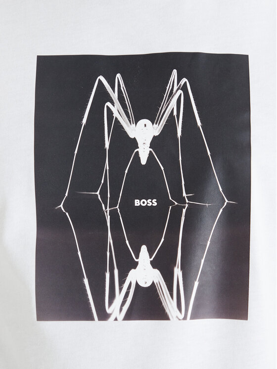 BOSS BOSS Camiseta Creature 50561861 Blanco Regular Fit