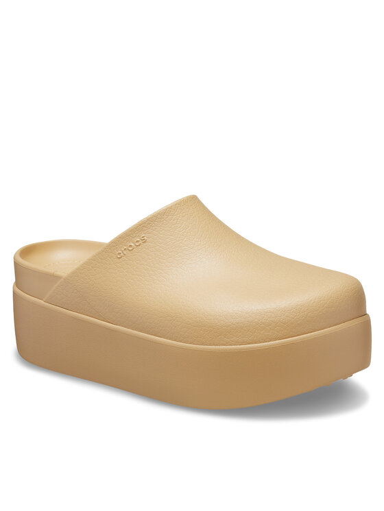 Crocs Šlepetės Crocs Dylan Platform Clog 209870 Ruda