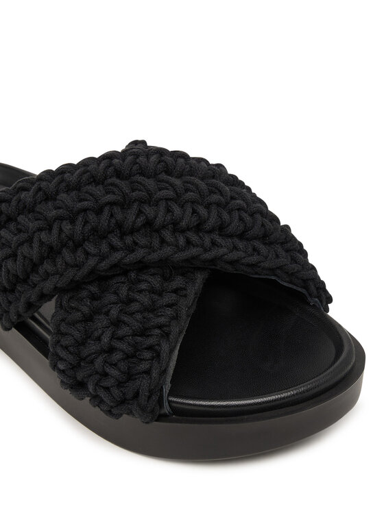 Inuikii Шльопанці Inuikii Woven 1004.003.0062 Чорний