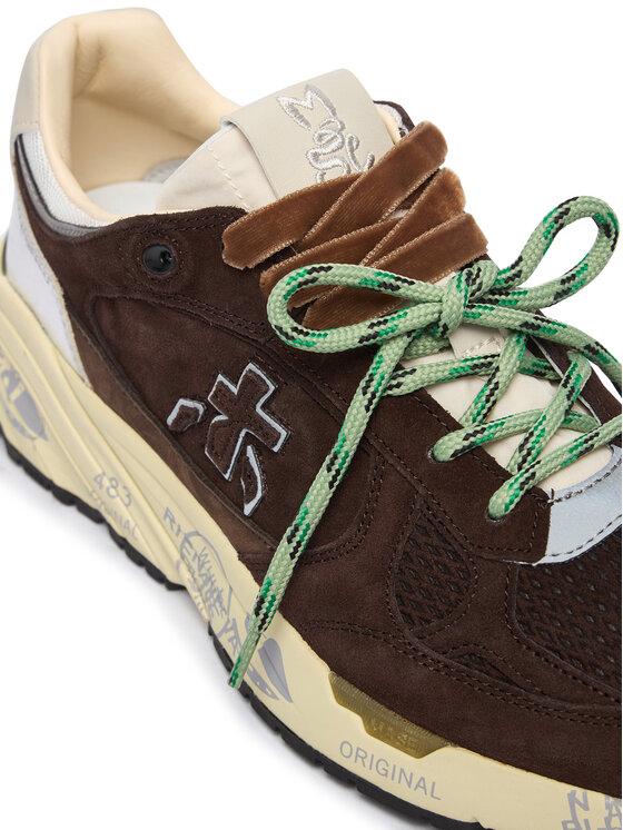 Premiata Sneakersy Premiata Mased Var 8596L Brązowy ciemny