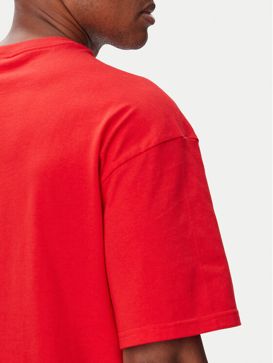 adidas adidas Футболка Trefoil Essentials HZ1003 Червоний Loose Fit