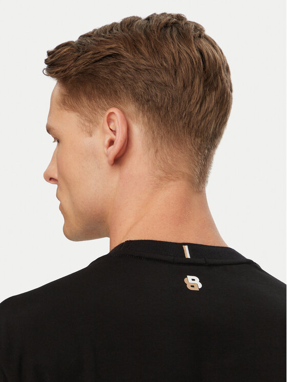 BOSS BOSS Camiseta Open 50560293 Negro Relaxed Fit