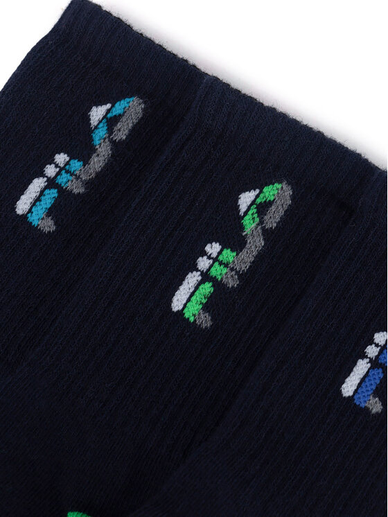 Fila Довгі шкарпетки Fila F8083-AW24 (3-pack) Cиній