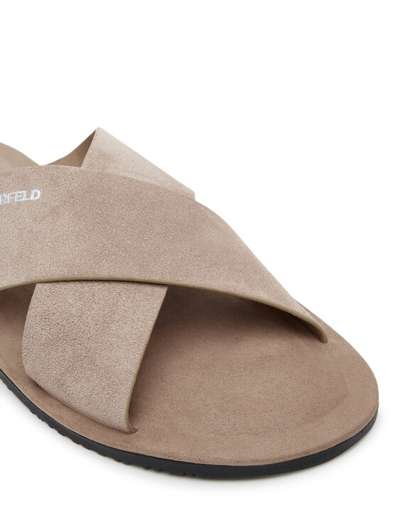 KARL LAGERFELD Шльопанці KARL LAGERFELD Kastor III KL70214 Бежевий