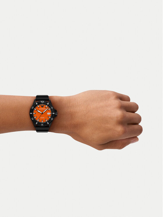 Emporio Armani Годинник Emporio Armani World Explorer AR11684 Чорний