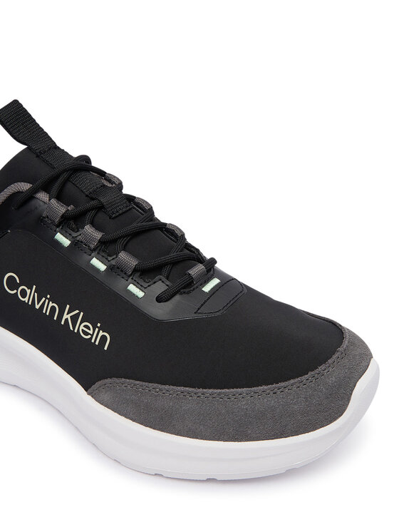 Calvin Klein Сникърси Calvin Klein Light Eva Runn Ess Laceup Ny-Su HM0HM02342 Черен