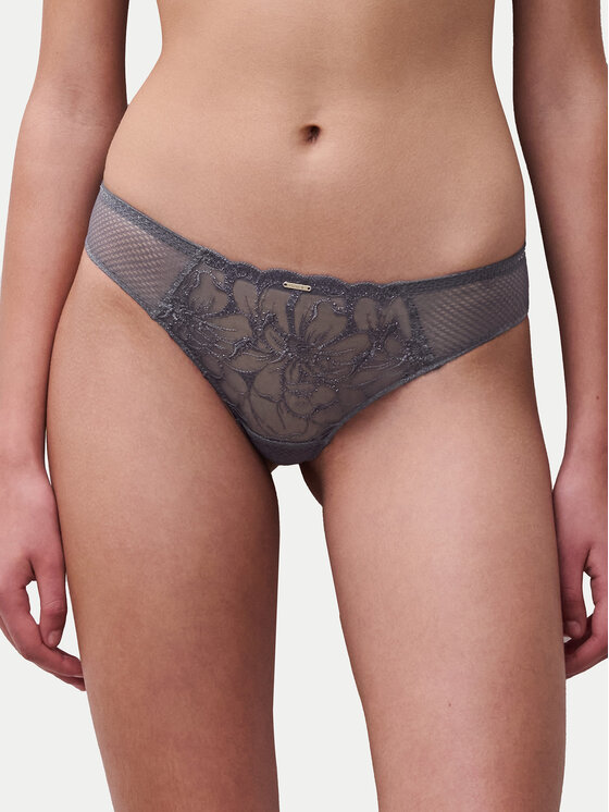 Chantelle Chantelle Tangas Fleurs C12M90 Gris