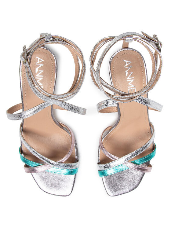 Ann Mex Sandale Ann Mex 0914 11SR+13SR+02SR Argintiu