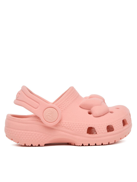 Crocs Ciabatte Crocs Toddler Classic Velvet Bow Clog 211887 Rosa