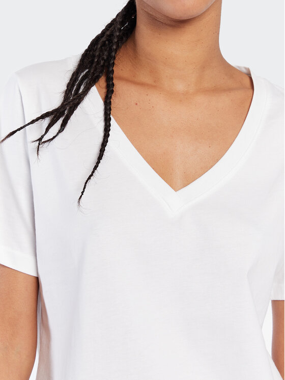 Calvin Klein Calvin Klein Marškinėliai Smooth K20K205338 Balta Regular Fit