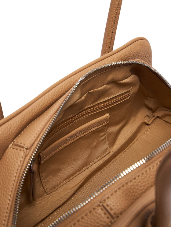 Calvin Klein Táska Calvin Klein Emblem Trio Pebble Shoulder Bag LV04F3743G Bézs