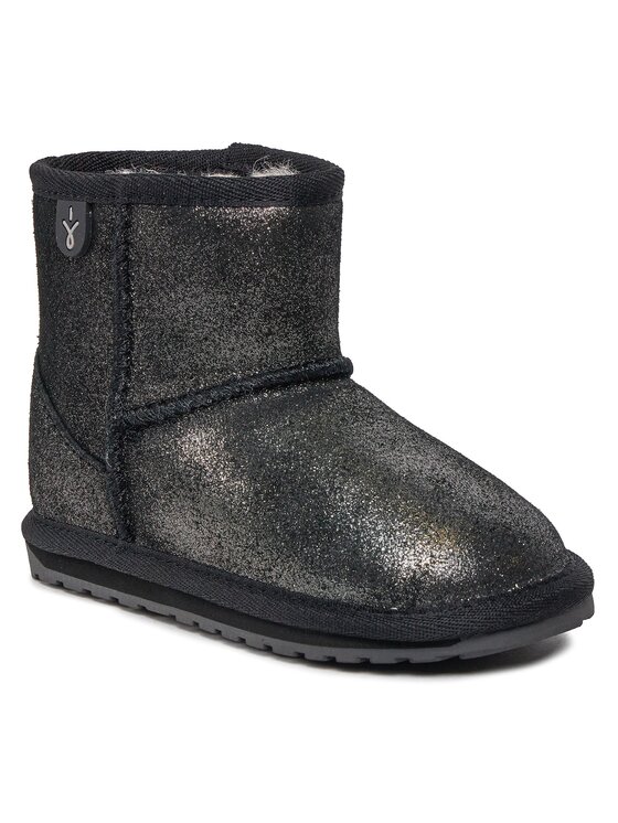 EMU Australia Stivali da neve EMU Australia Wallaby Mini Metallic K11856 Nero