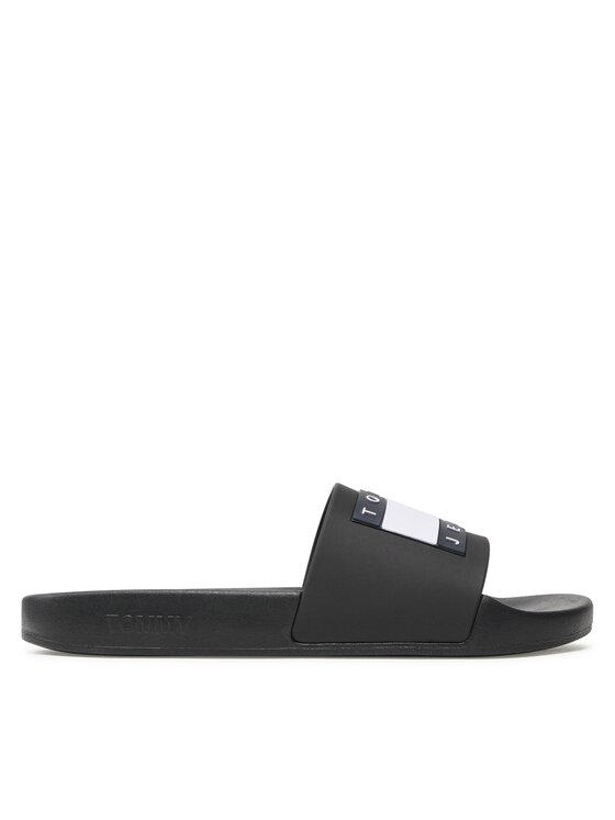 Tommy Jeans Παντόφλες Tommy Jeans Pool Slide Ess EM0EM01191 Μαύρο