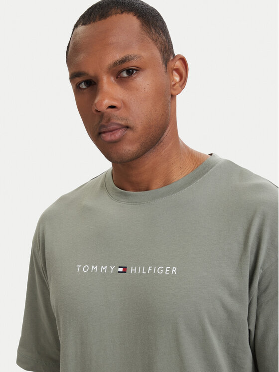 Tommy Hilfiger Tommy Hilfiger Camiseta UM0UM03643 Verde claro Regular Fit