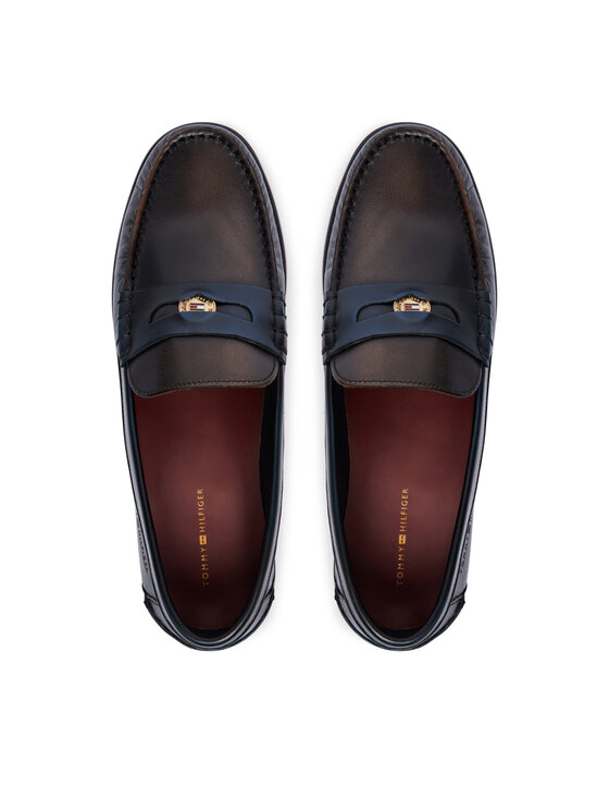 Tommy Hilfiger Mokasinai Tommy Hilfiger FM0FM06076 Tamsiai mėlyna