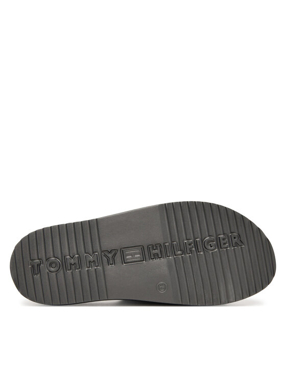 Tommy Hilfiger Klapki Tommy Hilfiger Double Strap FW0FW09114 Szary