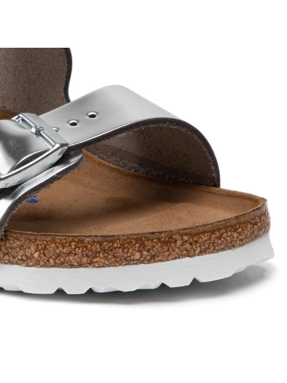Birkenstock Шльопанці Birkenstock Arizona Metallic 1005961 Срібний