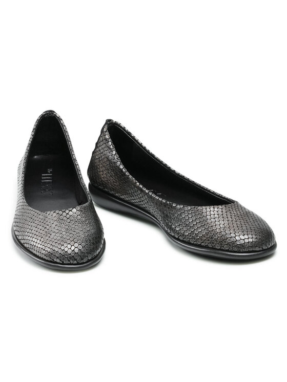 The Flexx Μπαλαρίνες The Flexx Plain Ballerina DS21-B226.09-ST-MILZ Ασημί
