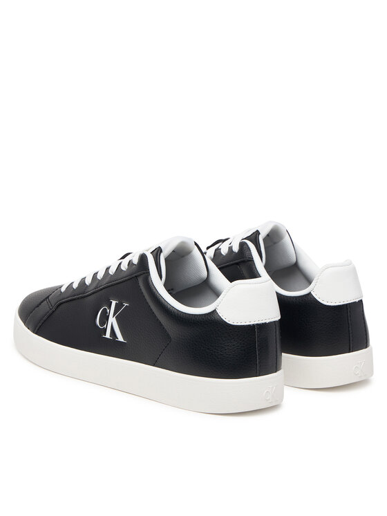 Calvin Klein Sneakersy Calvin Klein 3 Cupsole Derby Pu Tmb HM0HM02331 Čierna
