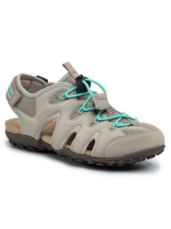 Geox Basutės Geox D Sand. Strel B D0225B 0EK15 C1010 Pilka