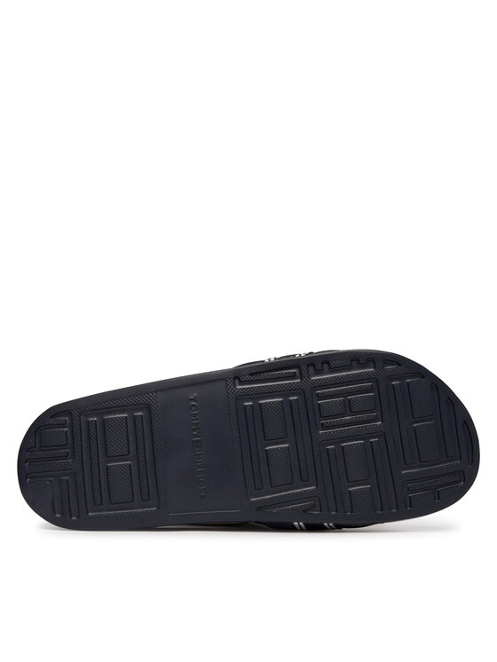 Tommy Hilfiger Klapki Tommy Hilfiger Logo Tape Webbing FW0FW09359 Granatowy