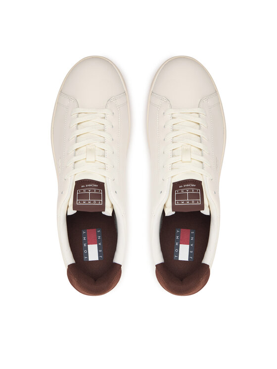 Tommy Jeans Tenisice Tommy Jeans Archive '98 Leather Court EM0EM01791 Krem