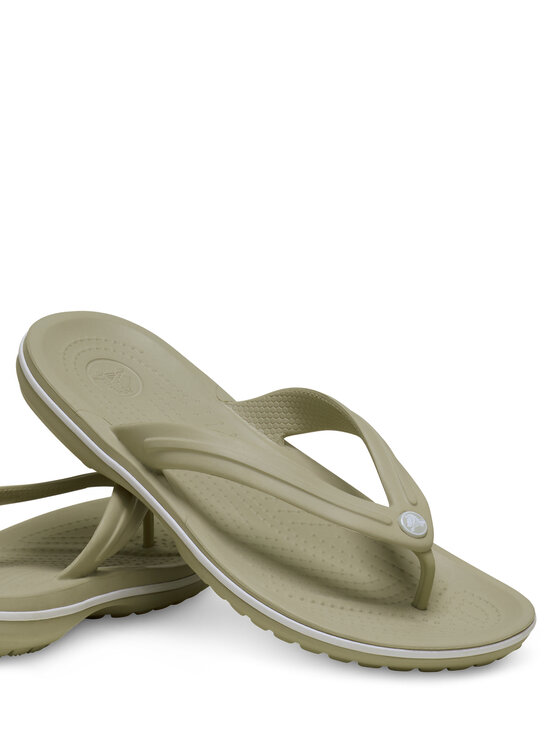 Crocs В'єтнамки Crocs Crocband Flip 11033 Бежевий