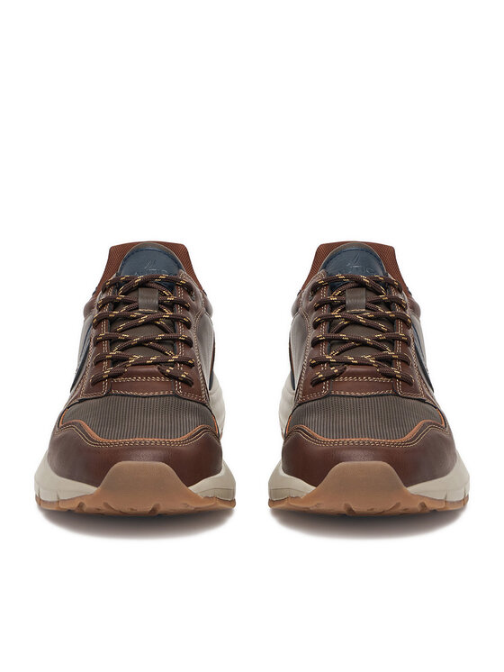 Nautica Sneakersy Nautica CEO-FENDER-01 Brązowy