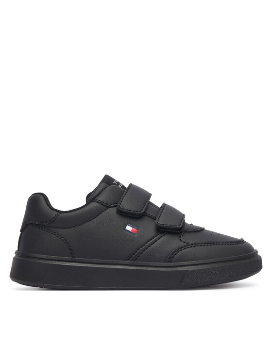 Tommy Hilfiger Сникърси Tommy Hilfiger Low Cut Velcro Sneaker T3X9-35240-1355 M Черен