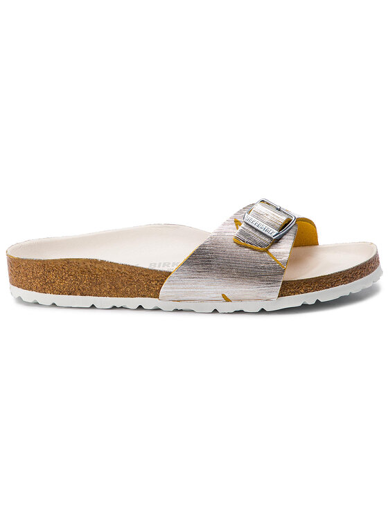 Birkenstock Šlepetės Birkenstock Madrid Rivet Logo 1012960 Sidabrinė