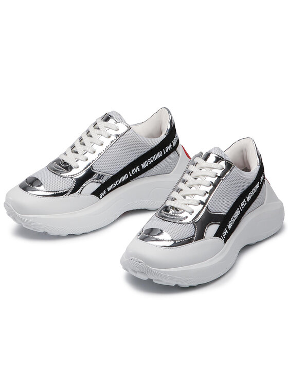 LOVE MOSCHINO Снікерcи LOVE MOSCHINO JA15176G1BIN401A Білий