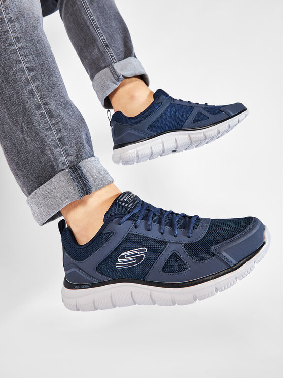 Skechers Sneakersy Skechers Scloric 52631/NVY Tmavomodrá