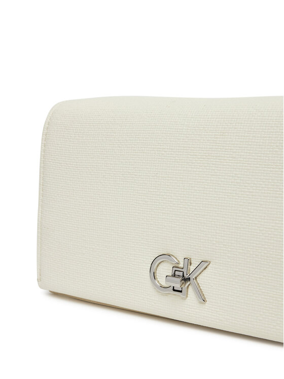Calvin Klein Torebka Calvin Klein Ck Mini Chain Bag_Tex K60K613180 Biały