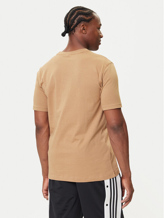 adidas adidas Póló Trefoil Essentials JX2824 Bézs Regular Fit