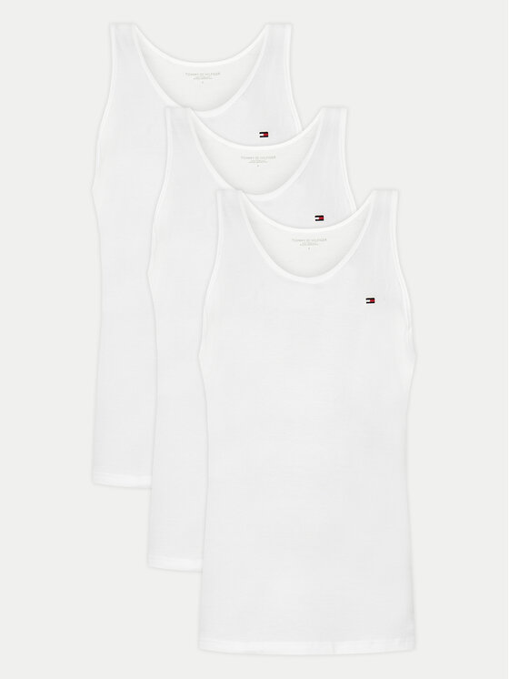 Tommy Hilfiger Tommy Hilfiger Σετ τιραντάκια UM0UM03387 Λευκό Regular Fit